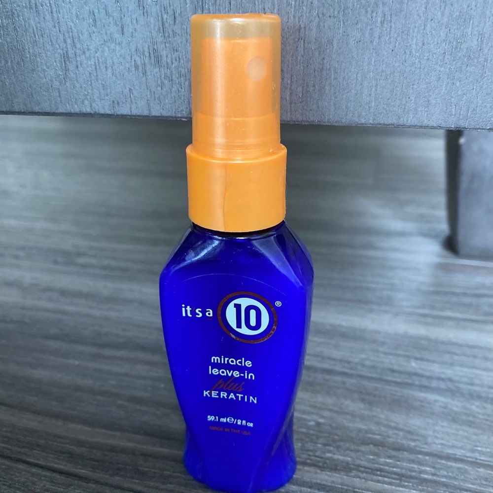 It’s a 10 miracle leave in with Keratin